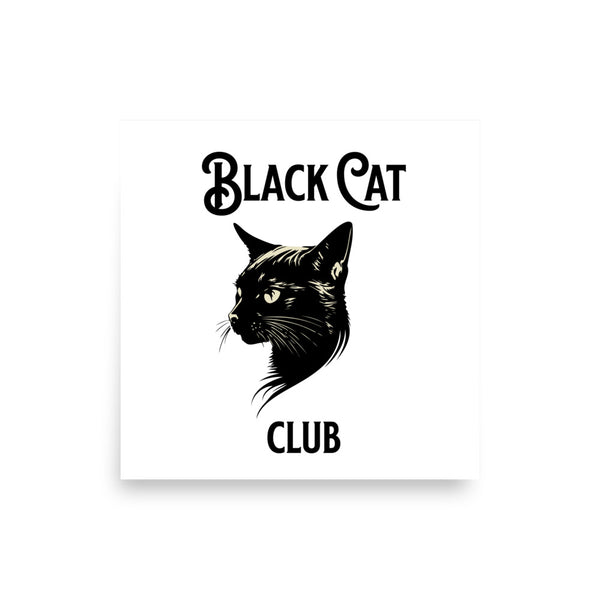 Black Cat Club 10" Poster